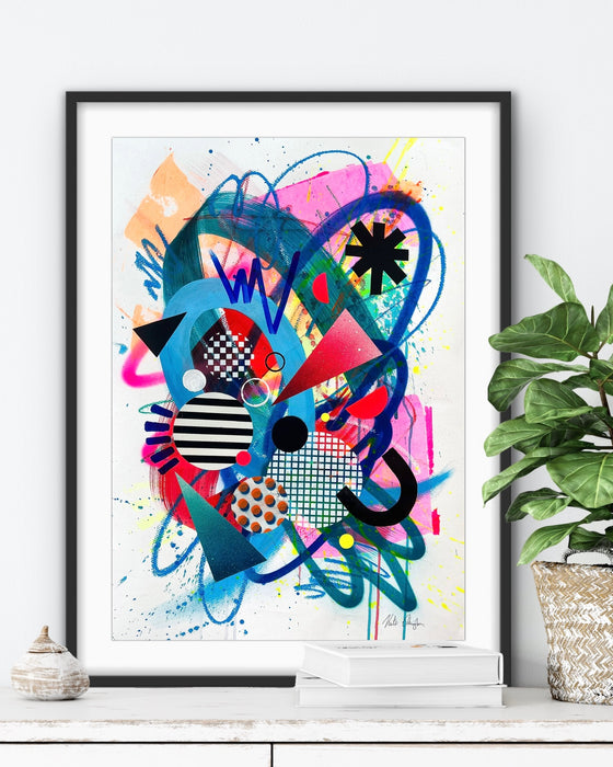 ABSOLUTE BELTER - Abstract Limited Edition Hand Finished Fine Art Print