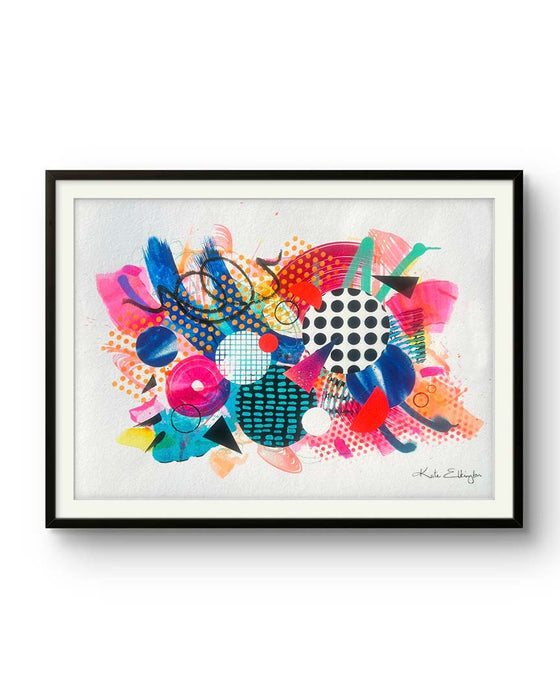 THE DOG'S WHATSITS -'Above Bed' Statement Large A1 Limited Edition Hand Finished Fine Art Print