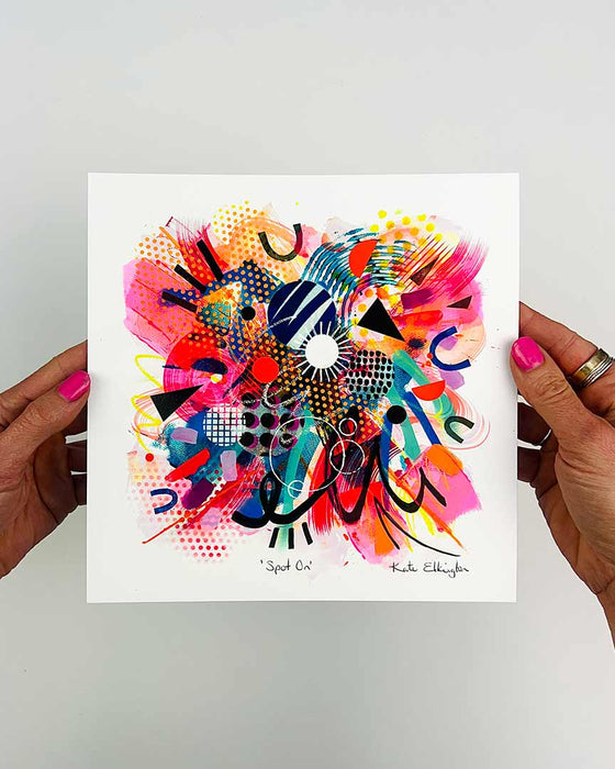 SPOT ON - Abstract Limited Edition Hand Finished Fine Art Print
