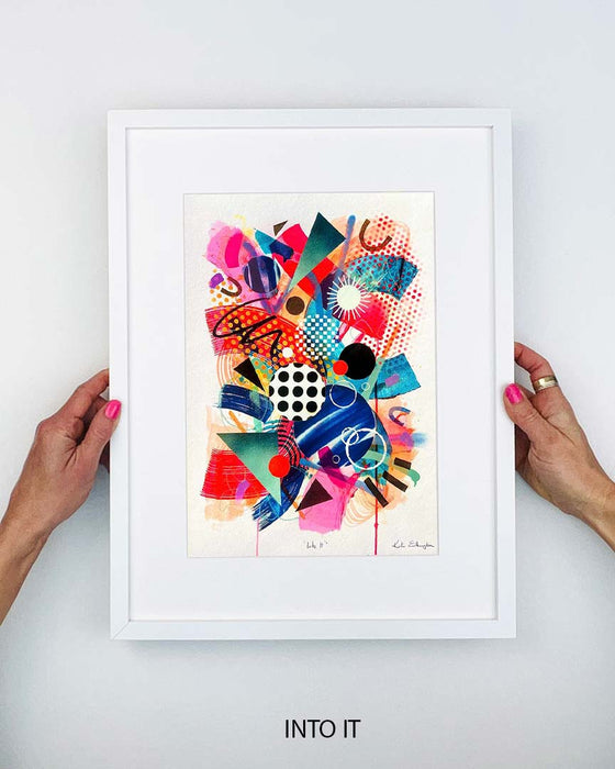 FRAMED 'INTO IT' A4 SIZED PRINT - Choose your print, choose your frame! Gift Idea