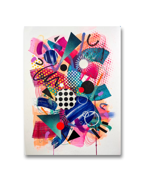 INTO IT - Abstract Limited Edition Hand Finished Fine Art Print
