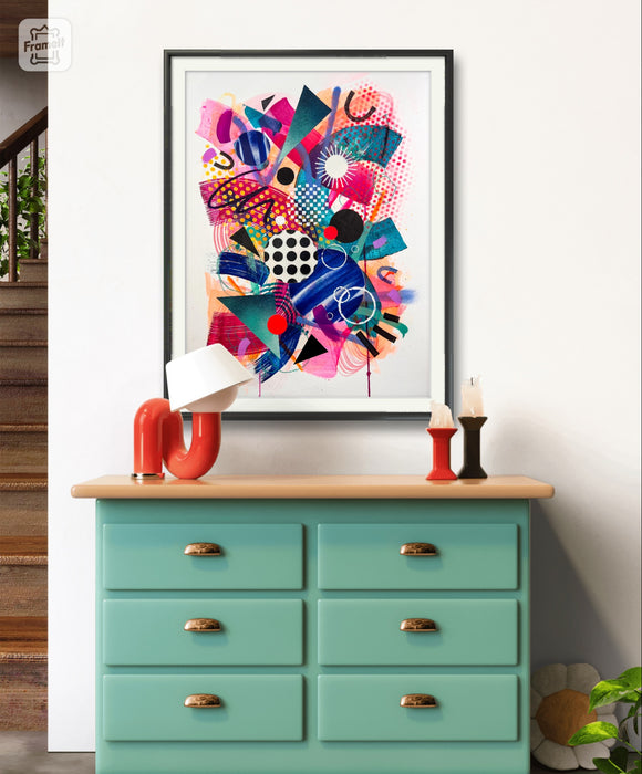 INTO IT - Abstract Limited Edition Hand Finished Fine Art Print