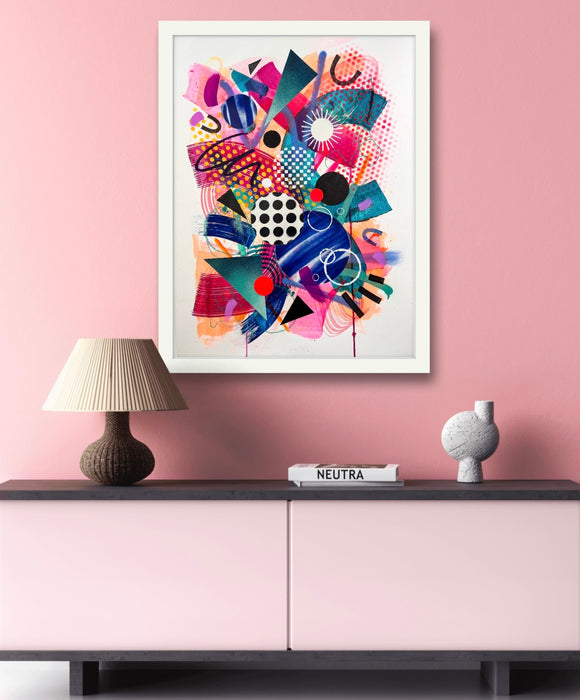 INTO IT - Abstract Limited Edition Hand Finished Fine Art Print