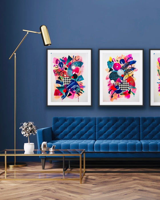 INTO IT - Abstract Limited Edition Hand Finished Fine Art Print
