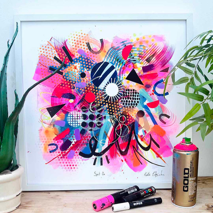 SPOT ON - Abstract Limited Edition Hand Finished Fine Art Print