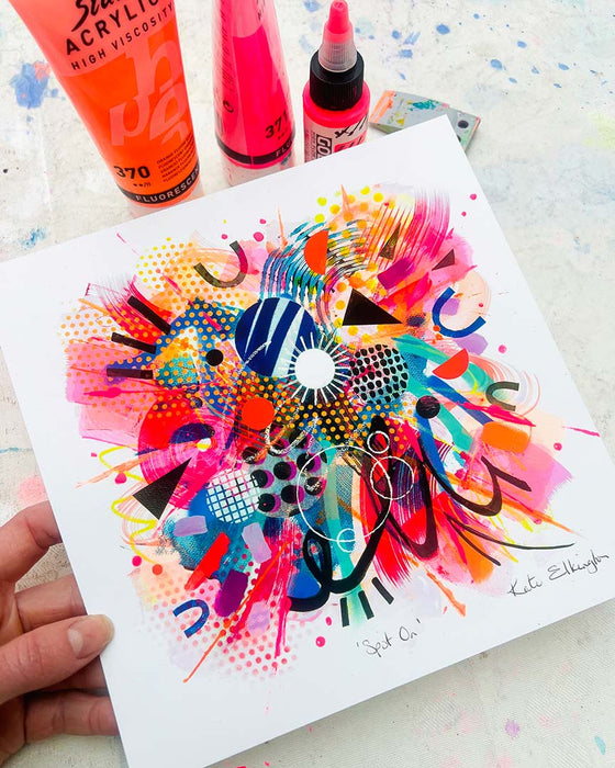SPOT ON - Abstract Limited Edition Hand Finished Fine Art Print