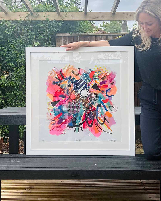 SPOT ON - Abstract Limited Edition Hand Finished Fine Art Print