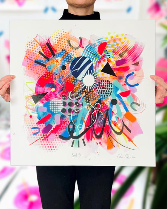 SPOT ON - Abstract Limited Edition Hand Finished Fine Art Print