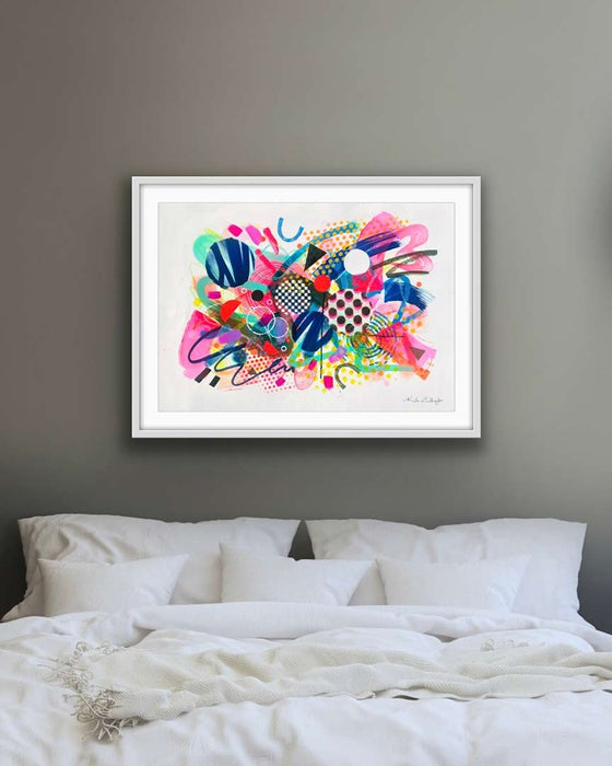 SWEET - 'Above Bed' Statement Large A1 Limited Edition Hand Finished Fine Art Print