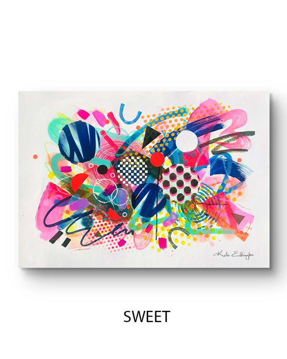 SWEET - 'Above Bed' Statement Large A1 Limited Edition Hand Finished Fine Art Print