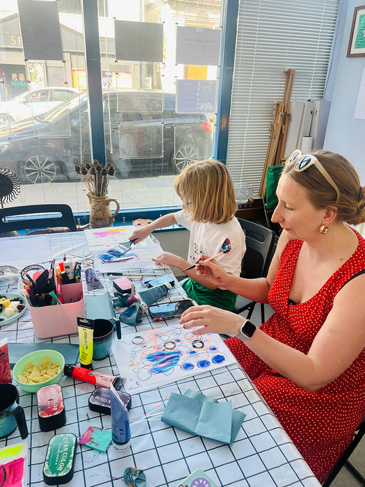 THE HAPPY DOODLES PARENT & CHILD CREATIVE WORKSHOP
