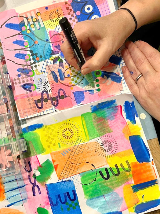HAPPY DOODLES MIXED-MEDIA ART WORKSHOP - Bristol
